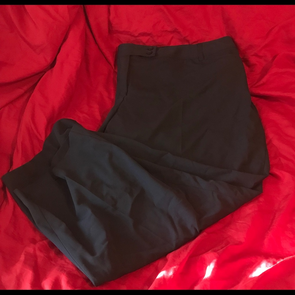 Dark blue slacks